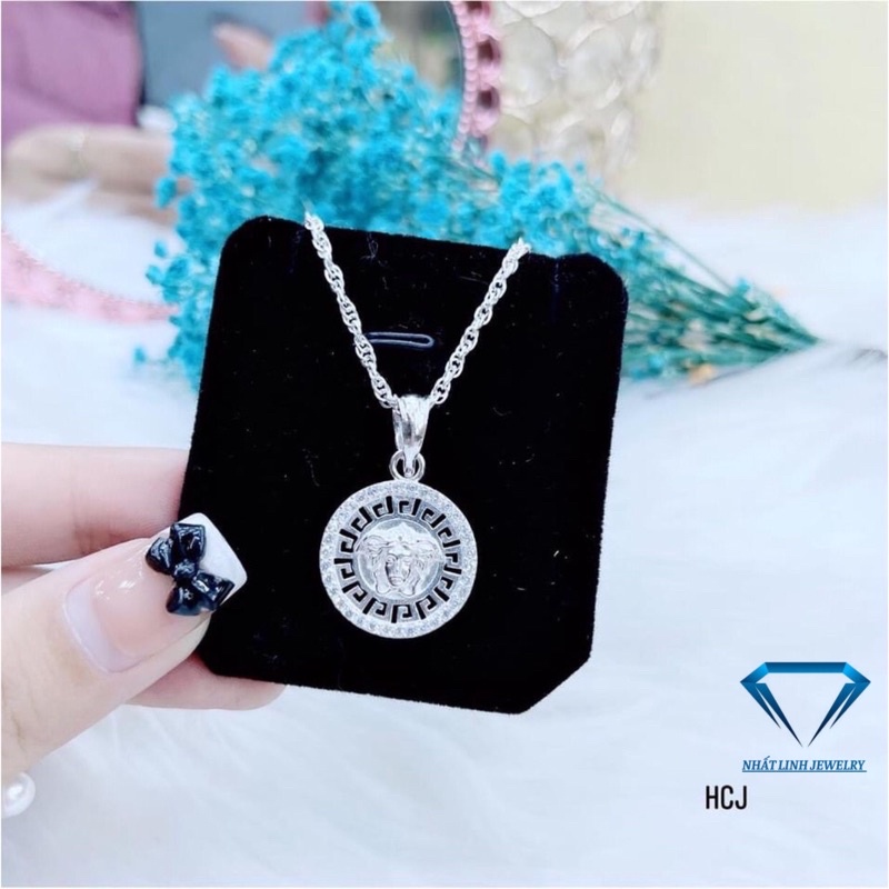 Dây chuyền nữ bạc thật mặt VS cao cấp siêu sang chảnh - Kho sỉ bạc Nhất Linh
