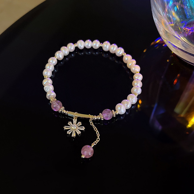 Vòng Đeo Tay Đính Hạt Ngọc Trai Siêu Lấp Lánh Thời Trang Năm 2022 Cho Nữ