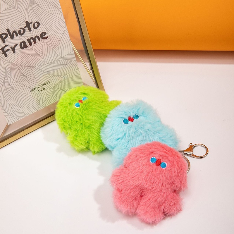 Dễ Thương Móc Khóa Hình Thú Nhồi Bông Hoạt Hình Đáng Yêu