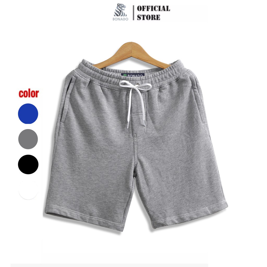 Quần short thể thao nam chất thun thoáng mát co giãn cao cấp Bonado QT03- chọn màu - HÀNG MỚI VỀ