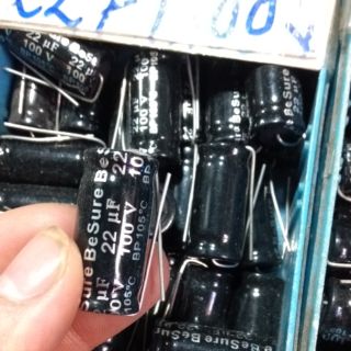 Tụ loa 2 đầu 22uf 100v combo 5