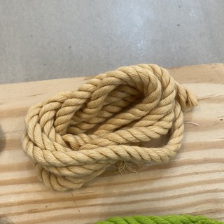 Dây thừng cotton macrame • 3 xoắn • 3-4-5mm • MÀU NUDE