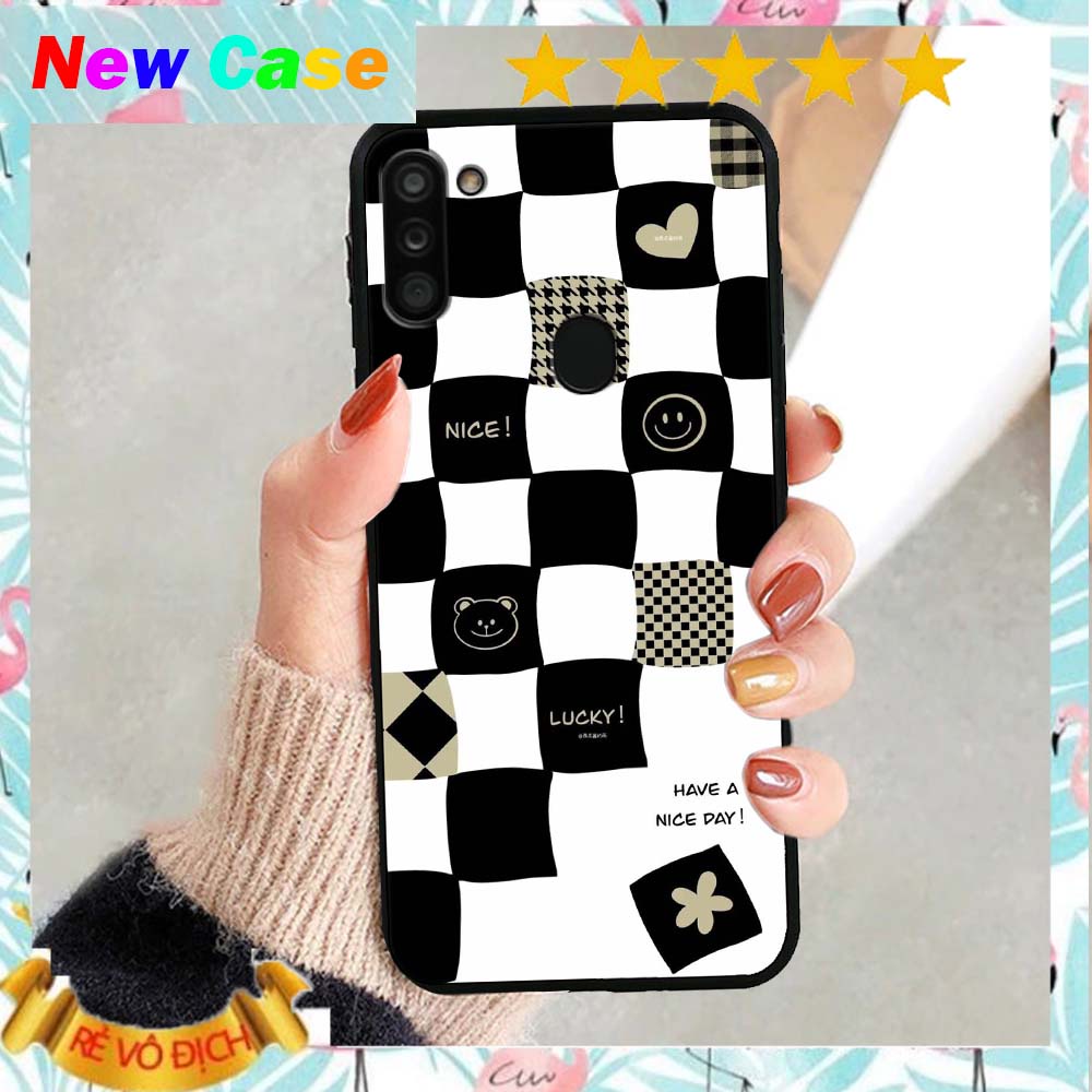 Ốp lưng Samsung A10s in hình caro good love cao cấp