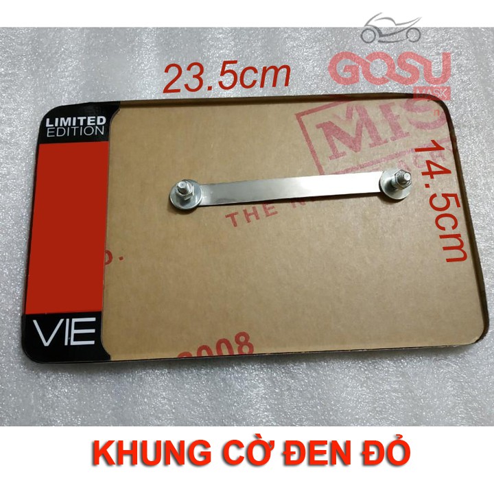 Khung biển số xe máy trang trí theo xe