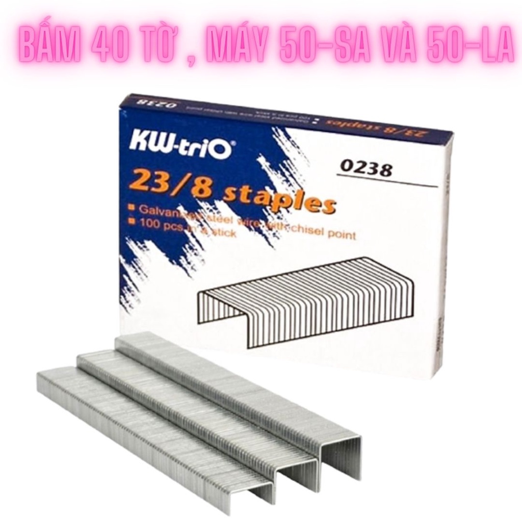 Ghim bấm giấy 23/8 23/10 23/13 23/15 23/17 23/20 23/23 kim bấm giấy số lớn đinh gim giấy ghim đóng tập