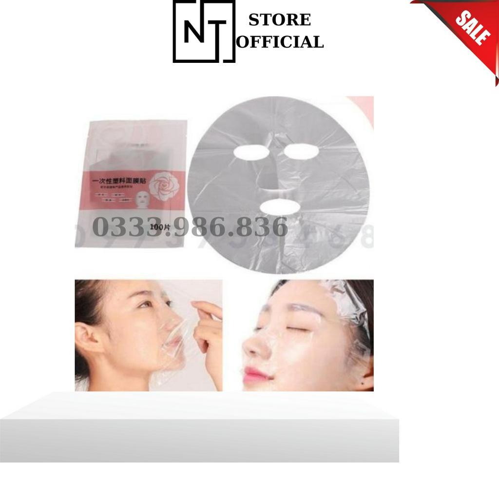 Mặt Nạ Ni Lông Ủ Tê Màng Ủ Tê Dưỡng Ẩm Gói 100 Chiếc Chất Liệu Pe An Toàn Hiệu Quả