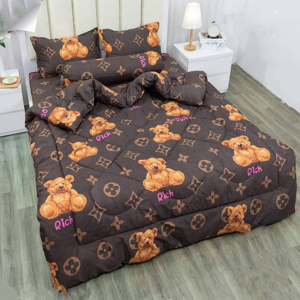 Chăn phao cotton poly,Mền trần bông siêu nhẹ 1m8x2m nhiều mẫu mã