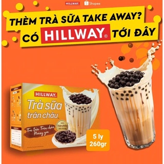 (HỎA TỐC) TRÀ SỮA TRÂN CHÂU TƯƠI HILLWAY HỘP 5LY