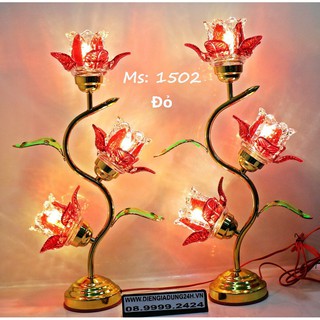 Đèn thờ led cao cấp 1502 chữ s 1 cặp
