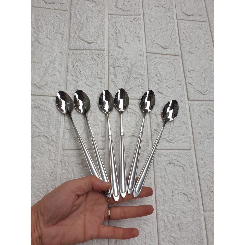 [8829]Thìa chanh xịn, thìa inox 304 sáng bóng, dài 20cm (ảnh thật)