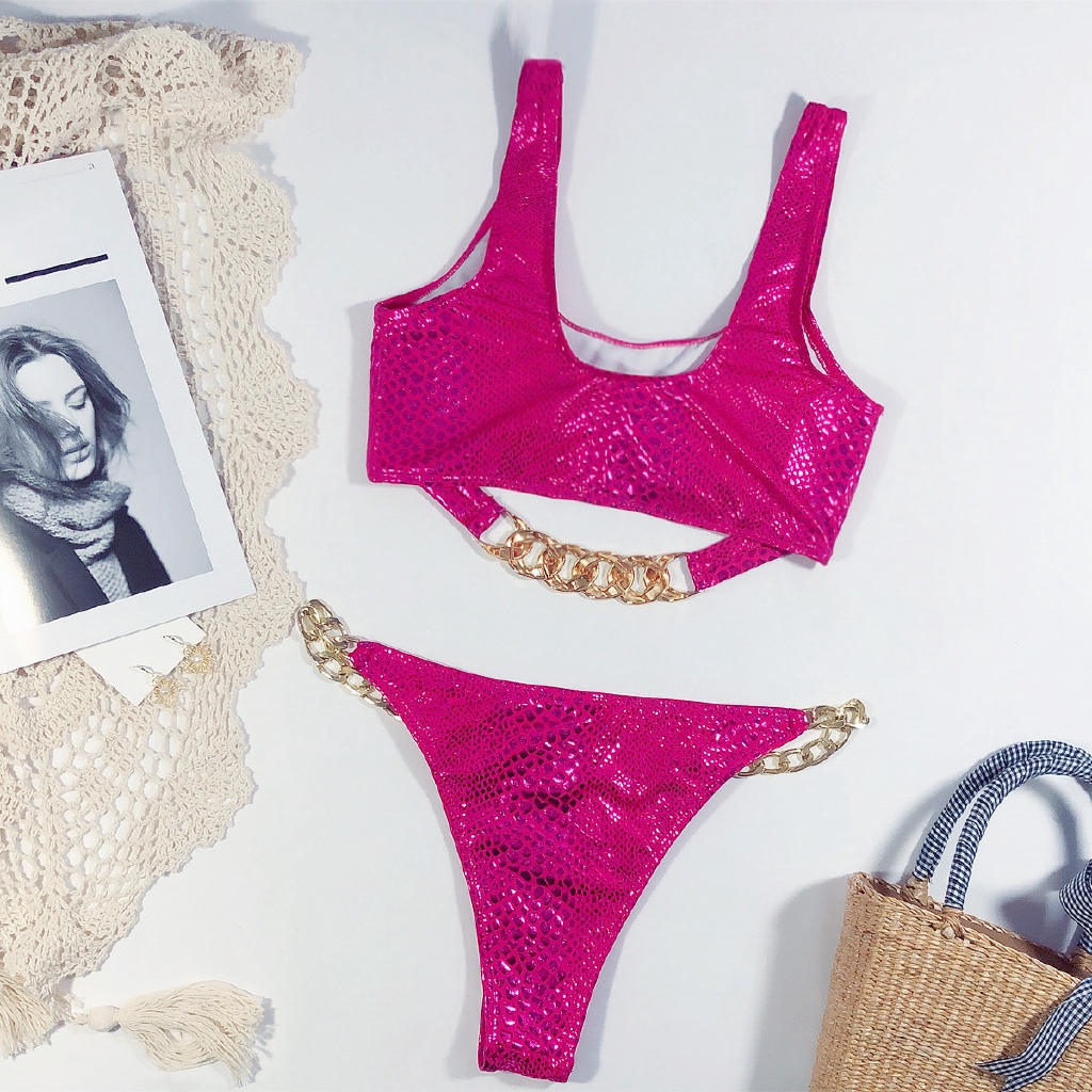 Bikini họa tiết da rắn sành điệu gợi cảm cho nữ | BigBuy360 - bigbuy360.vn