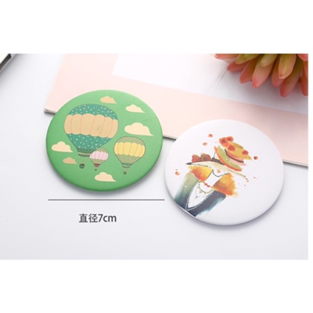 Gương mini bỏ túi cute