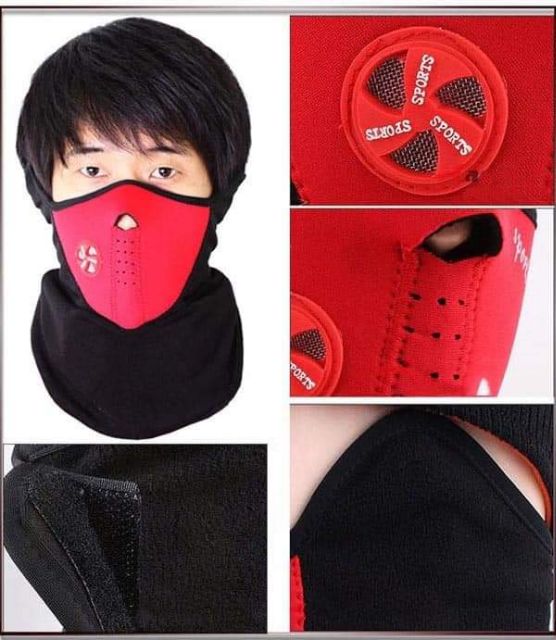 Khẩu Trang Kiểu Dáng Ninja Dành Cho Dân Phượt,,,