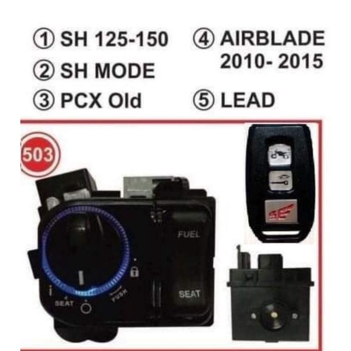 khoá chống trộm bản 2 nút xe sh 125_150..sh mode.pcx old.airblade 2010-2015.lead.