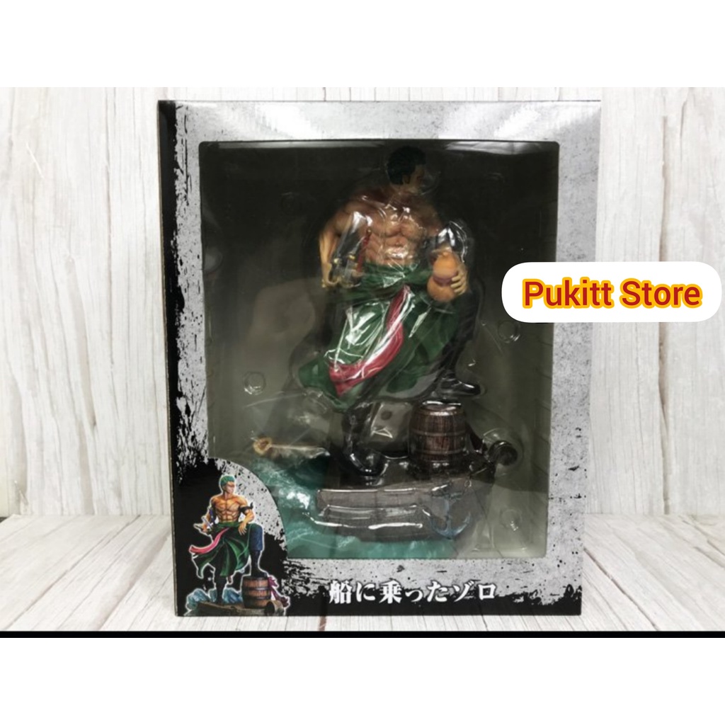 Mô hình One Piece - Mô hình Roronoa Zoro đứng trên thuyền 37cm Z028