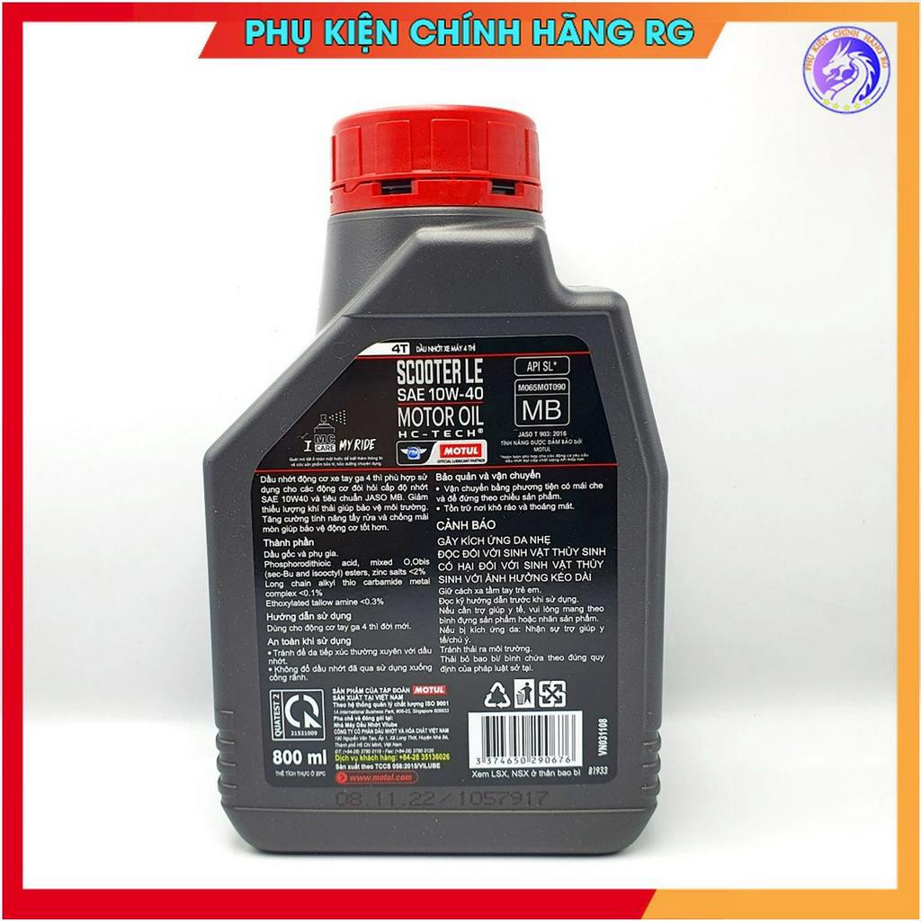 Dầu nhớt xe tay ga Motul Scooter Le 10W40