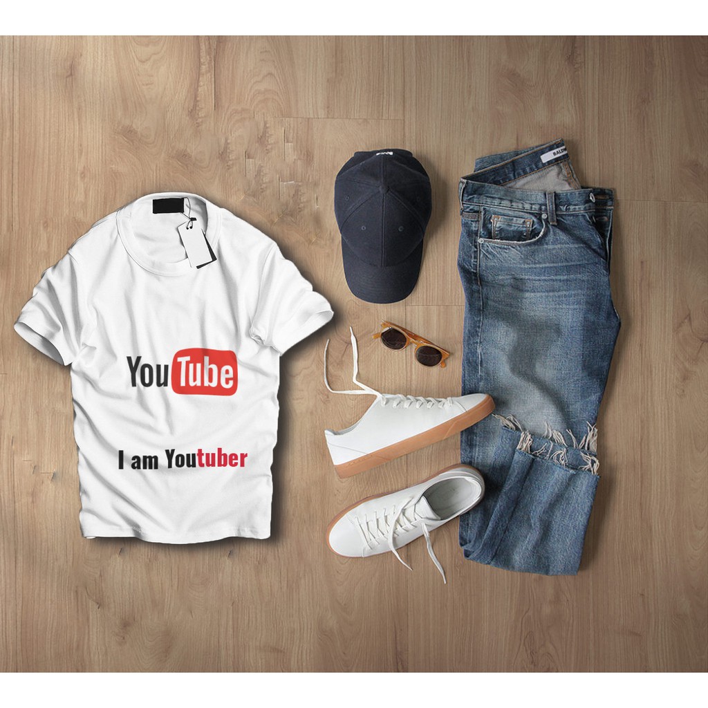 Áo logo Youtube cực độc dành cho Youtuber, streamer, travel blogger, KOL, influencer