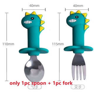 Đĩa Đựng Thức Ăn Bằng Silicon Họa Tiết Khủng Long Hoạt Hình Dễ Thương Cho Bé Sơ Sinh