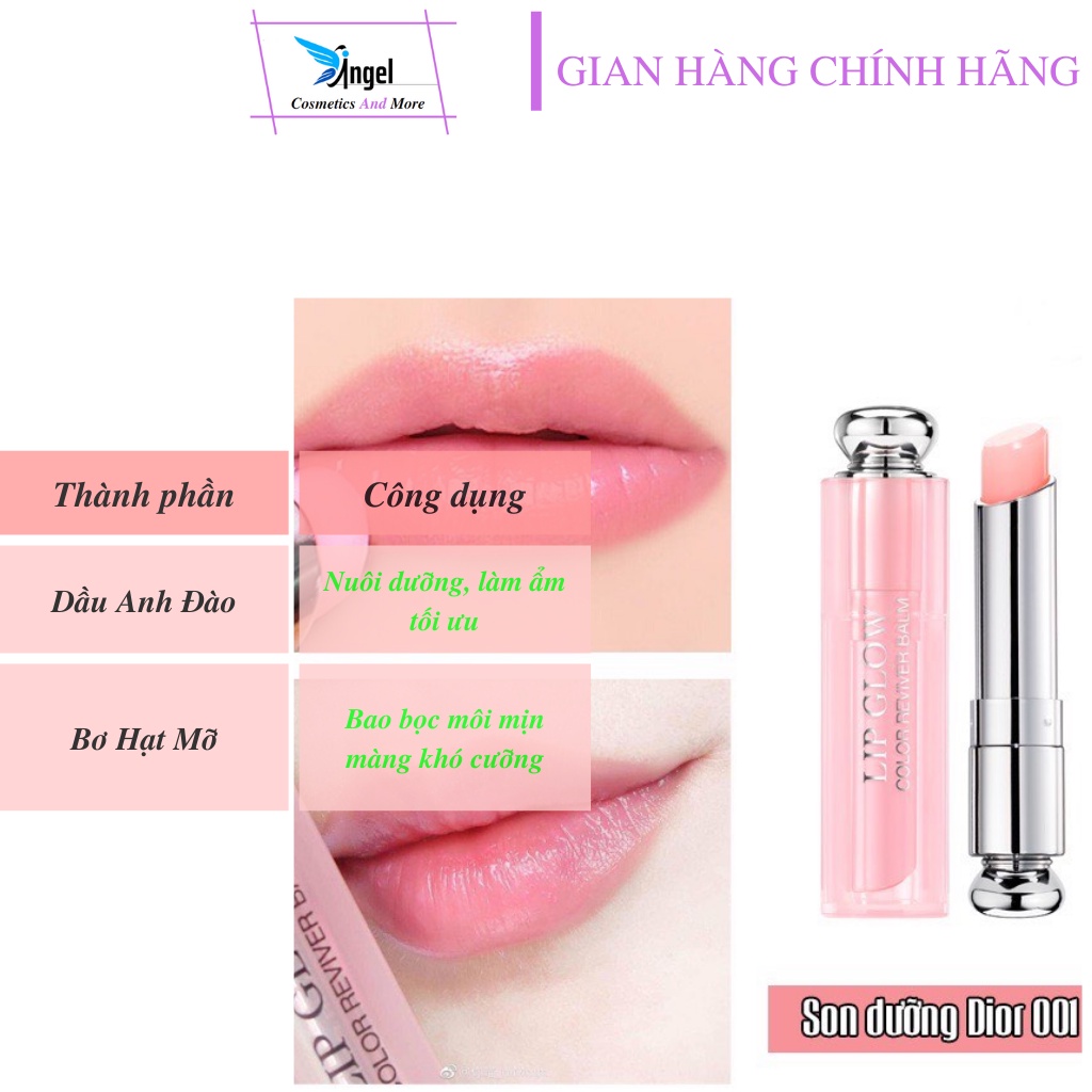Son Dưỡng Môi Dior Addict Lip Glow Bản Mới 2022 1.5g Dưỡng Môi Hiệu Quả Căng Mọng Đôi Môi