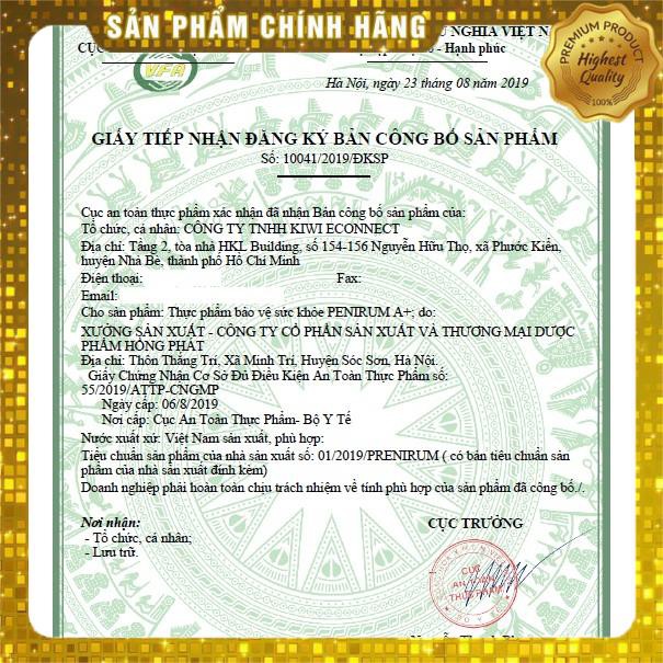 VIÊN UỐNG SINH LÝ PENIRUM A PLUS - Tăng Phong Độ Nâng Bản Lĩnh - Chính Hãng Hộp 30 Viên Phiên Bản Cải Tiến [CÓ CHE TÊN]