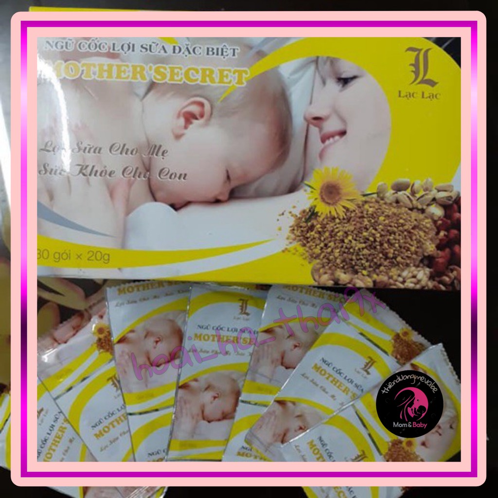 Ngũ cốc lợi sữa - Ngũ cốc lợi sữa Lạc Lạc (30 gói/hộp hộp 600gram) | BigBuy360 - bigbuy360.vn