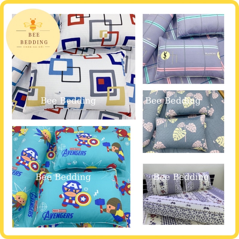 Áo gối nằm 100% Cotton Thắng Lợi kích thước 40x60;50x70cm