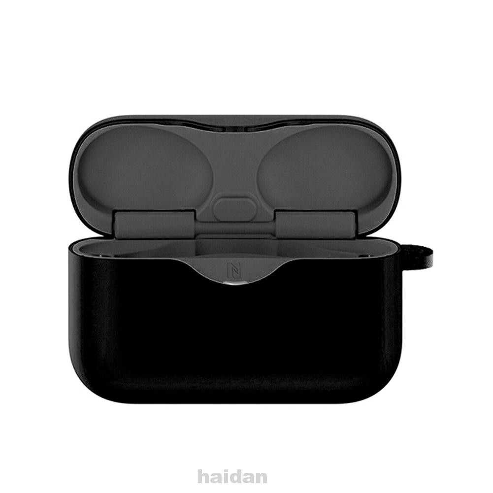 Bluetooth Earphone Case No Fingerprint Non Slip Wear Resistant Soft Silicone Anti Scratch With Buckle For Sony WF H800