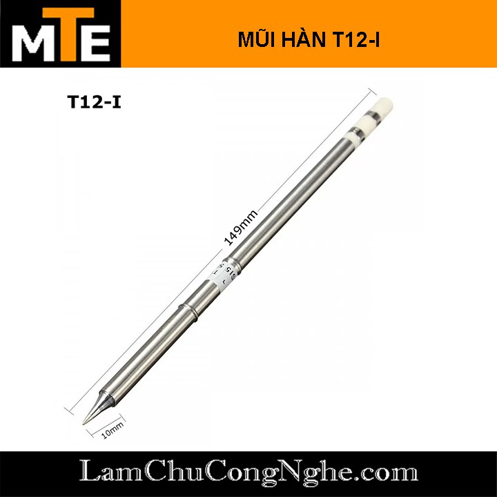 Mũi hàn nhọn, TIP hàn Hakko FX-950 / FX-951 T12-I 75W dùng cho trạm hàn T12