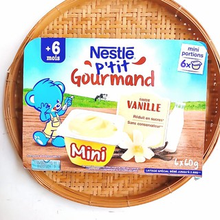 Váng sữa Nestle nội địa Pháp 6 hộp cho bé từ 6 tháng mẫu mới