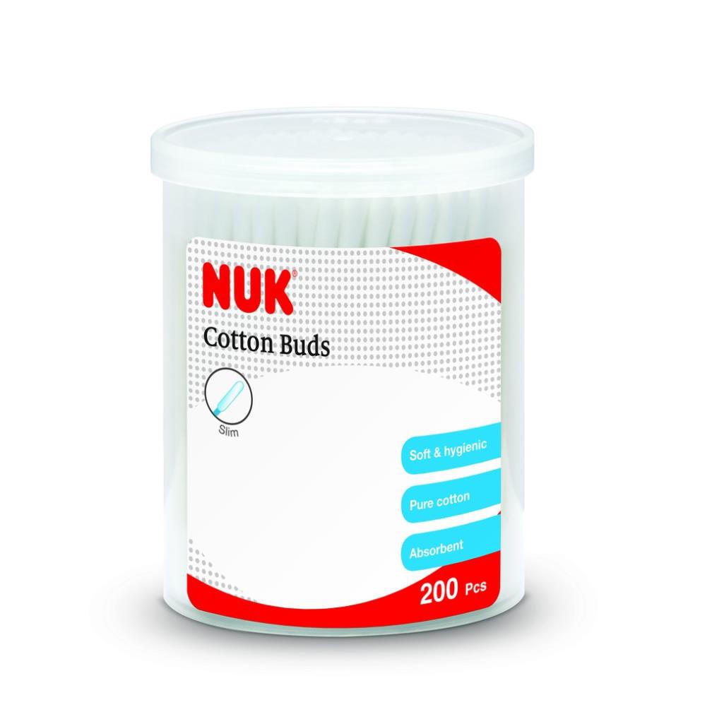 Mua Ngay Tăm bông cotton đầu nhỏ NUK hộp 200c