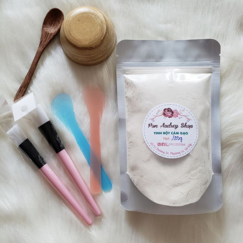 Tinh Bột Cám Gạo Trắng Sữa Nguyên Chất - Mỹ Phẩm Handmade | Thế Giới Skin Care