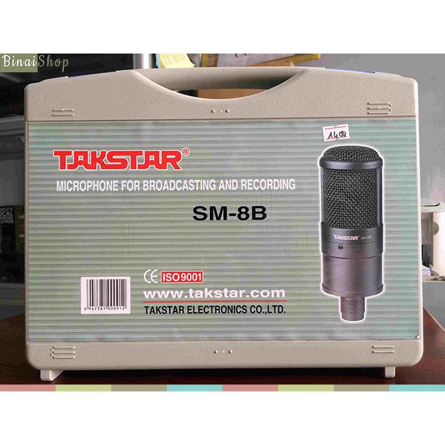[Mã ELHACE giảm 4% đơn 300K] Micro thu âm condenser Takstar SM-8B