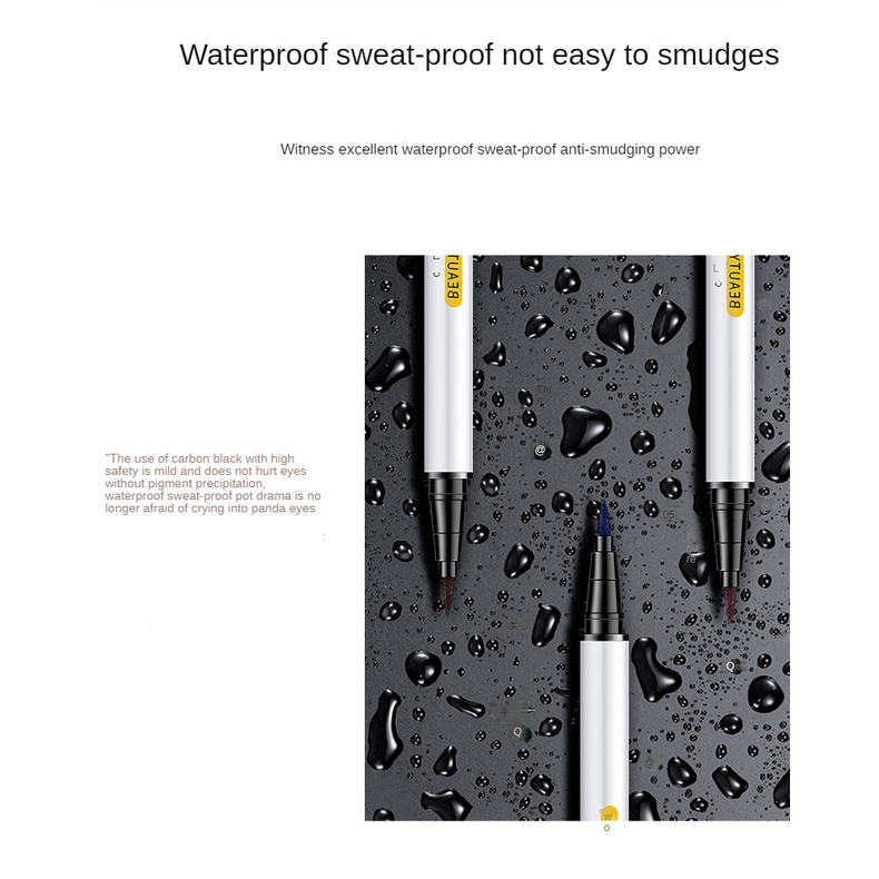 Bút Kẻ Mắt Dạng Lỏng 5 Màu Sắc Tùy Chọn Chống Thấm Nước Bắt Sáng Lâu Trôi