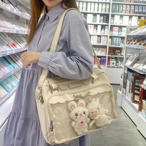 Túi Đeo Chéo Đồng Phục JK Nhật Bản Hai Chiều Trang Trí Hawko Cho Bé Gái，túi đeo chéo，balo，balo nữ，ví nữ，ví cầm tay nữ，túi đeo chéo nam，ví nữ mini，túi tote，Ví，túi，túi đeo chéo nữ