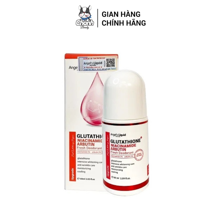 Lăn Khử Thâm Angel's Liquid Sáng Da Vùng Dưới Cánh Tay 60ml