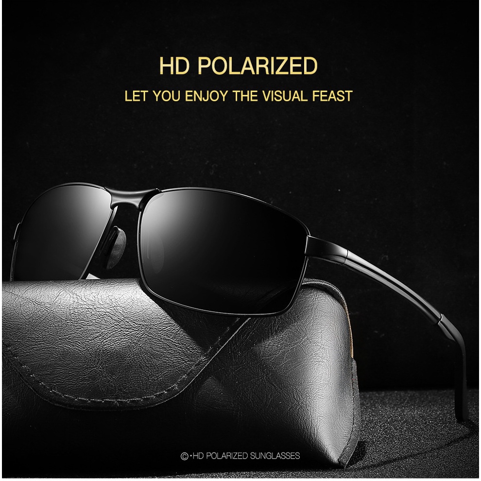 Kính râm phân cực chống chói thích hợp lái xe ban đêm cho nam và nữ