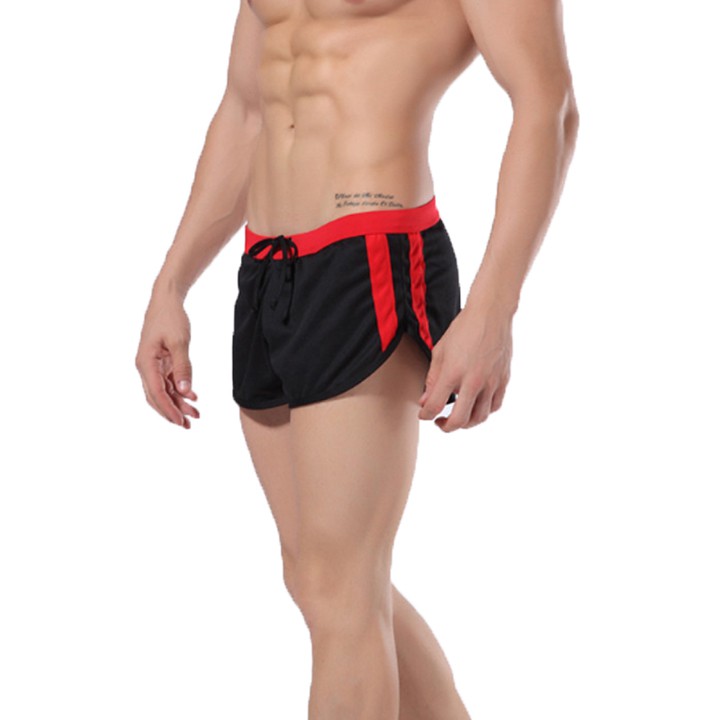 Quần chơi thể thao W.01 tập gym cho anh em, chất thun lưới, phối quần lót bên trong