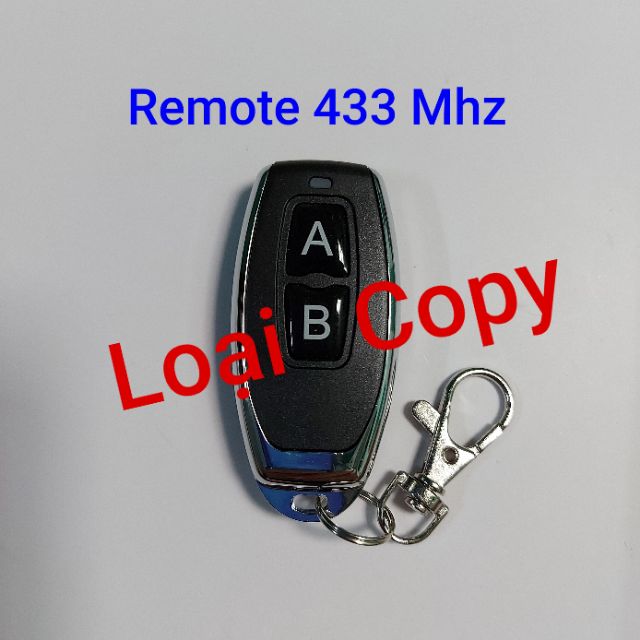 Remote 433 Mhz học mã 2 nút nhấn ON-OFF / A-B