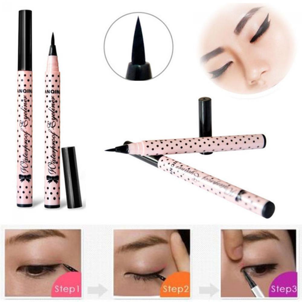 DIACHAVN Bút Kẻ Mắt Chống Thấm Nước Màu Đen Thời Trang