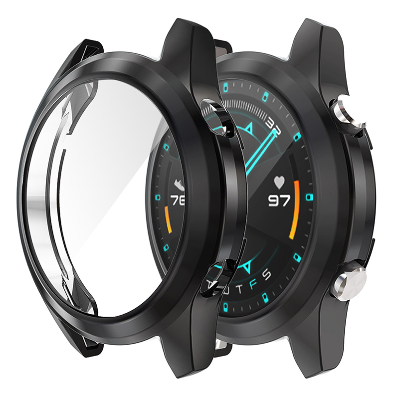 Ốp bảo vệ chống sốc mạ điện đường kính 46mm chuyên dụng cho đồng hồ thông minh Huawei GT2