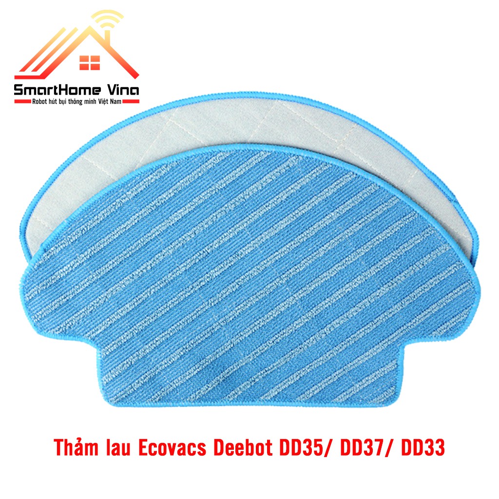 Khăn lau, giẻ lau, thảm lau robot hút bụi Ecovacs Deebot DD35, DD37, DD33, DD36