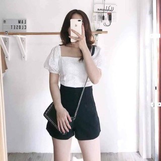 Quần Short cạp cao