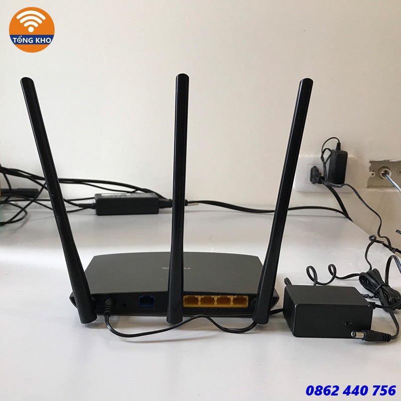 Bộ phát WiFi TPlink TL-WR890N vỏ hợp kim nhôm - Ăngten xuyên tường