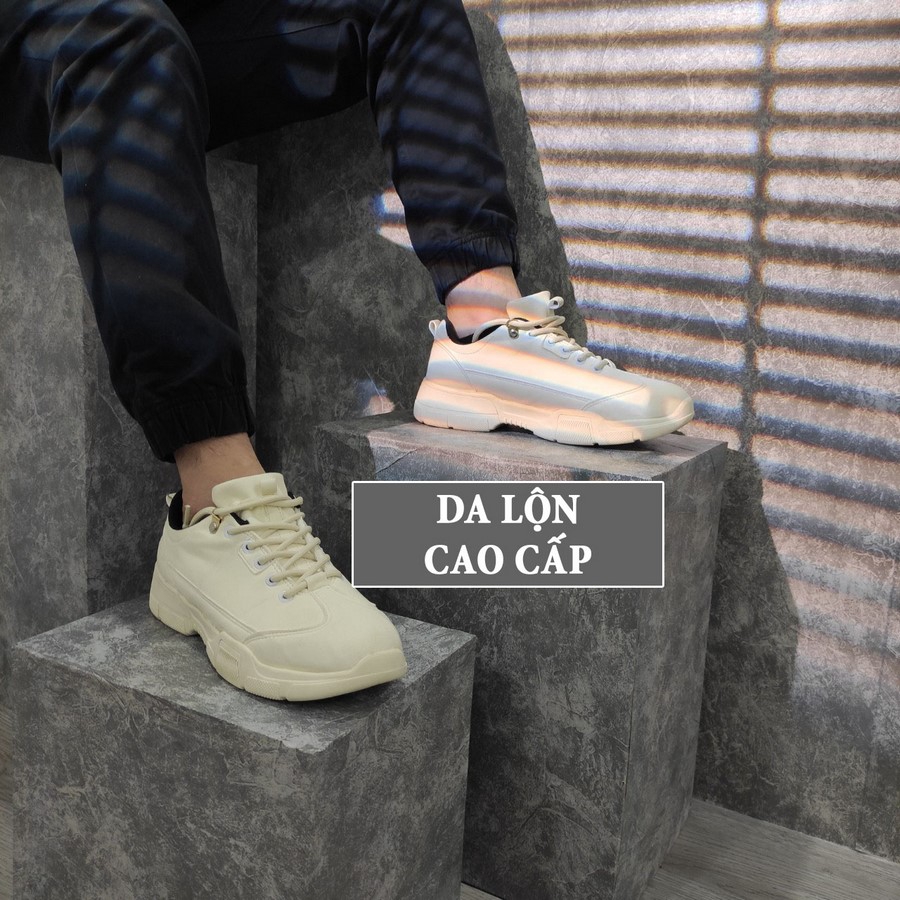 Giày sneaker nam MĐ G884 màu kem | BigBuy360 - bigbuy360.vn