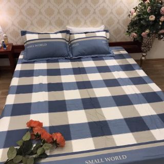 Ga chun và 2 gối chất cotton lụa