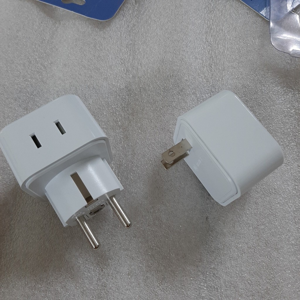 Đầu Chuyển Phích Cắm 3 Chân sang 2 Chân