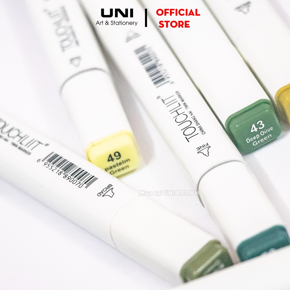 Cây lẻ Marker Touchliit 6 Tone Green ( 41 - 58 )