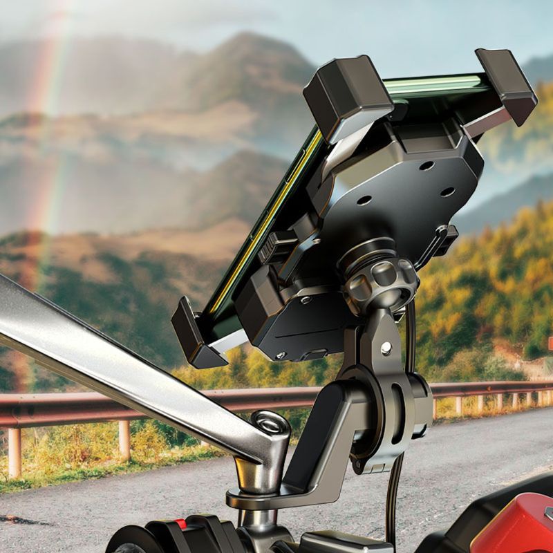 Đế Sạc Nhanh QC3.0 USB 12V Cho Điện Thoại 3.5-6.5 inch GPS