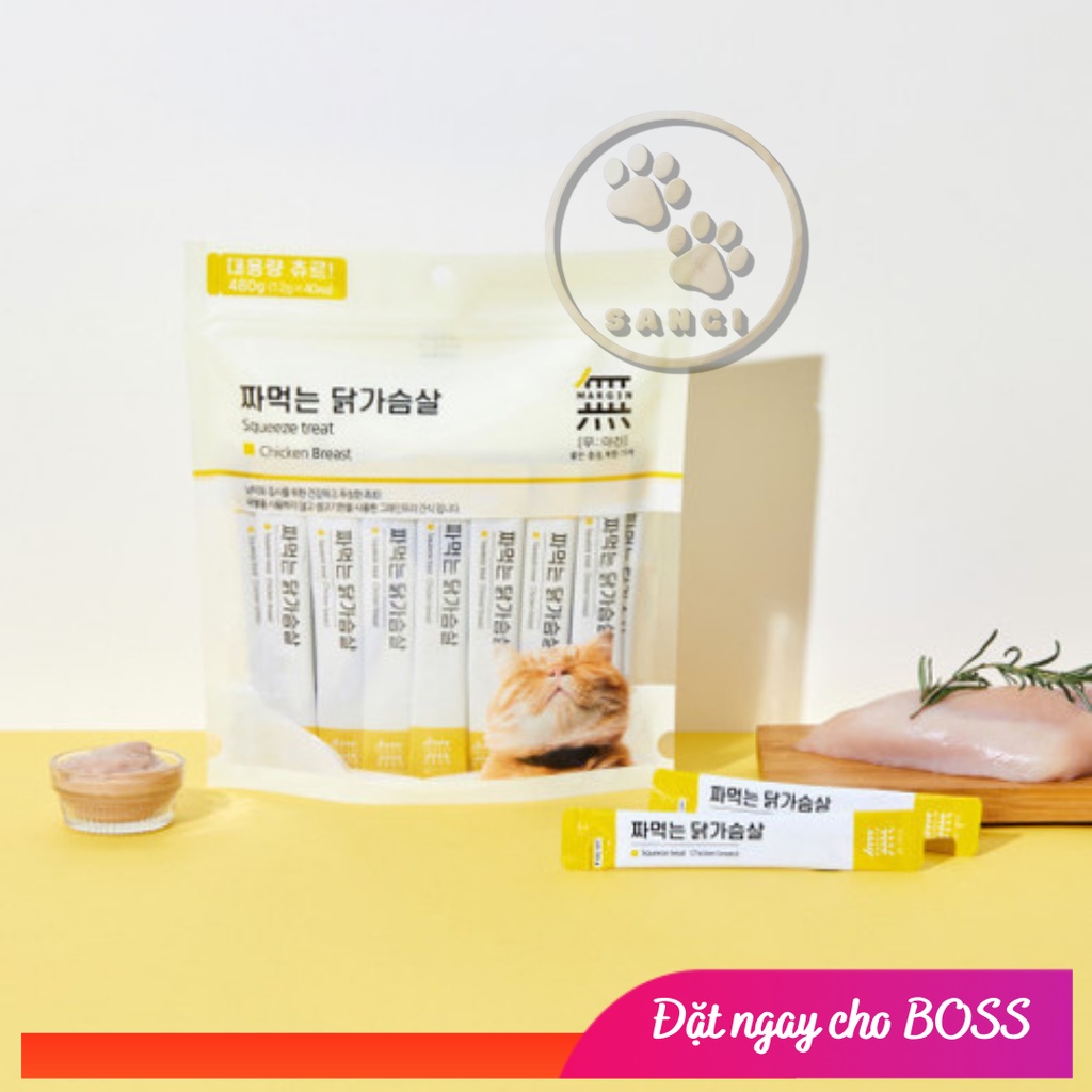 Súp thưởng dinh dưỡng Queeze Treat 12g - súp thưởng cao cấp từ Hàn Quốc