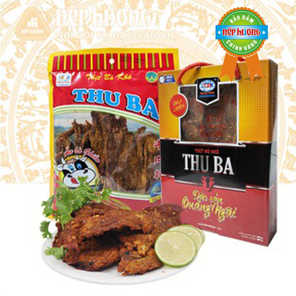Thịt bò khô Thu Ba  - Đặc sản Quảng Ngãi